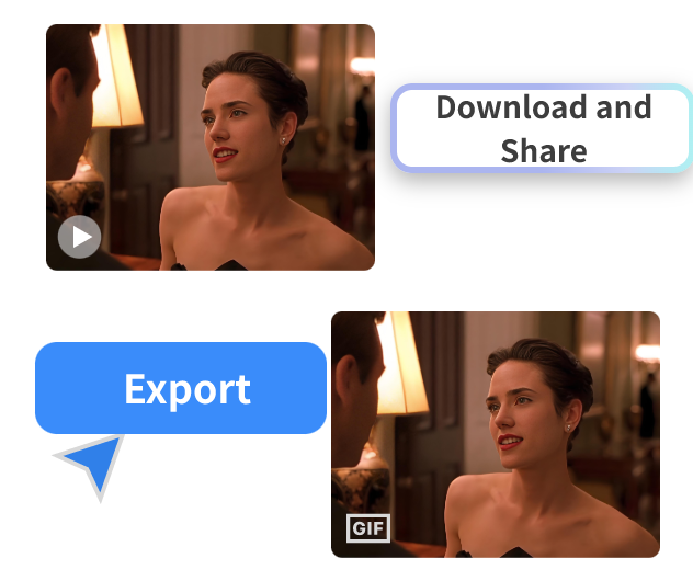 Upload a GIF that includes a face